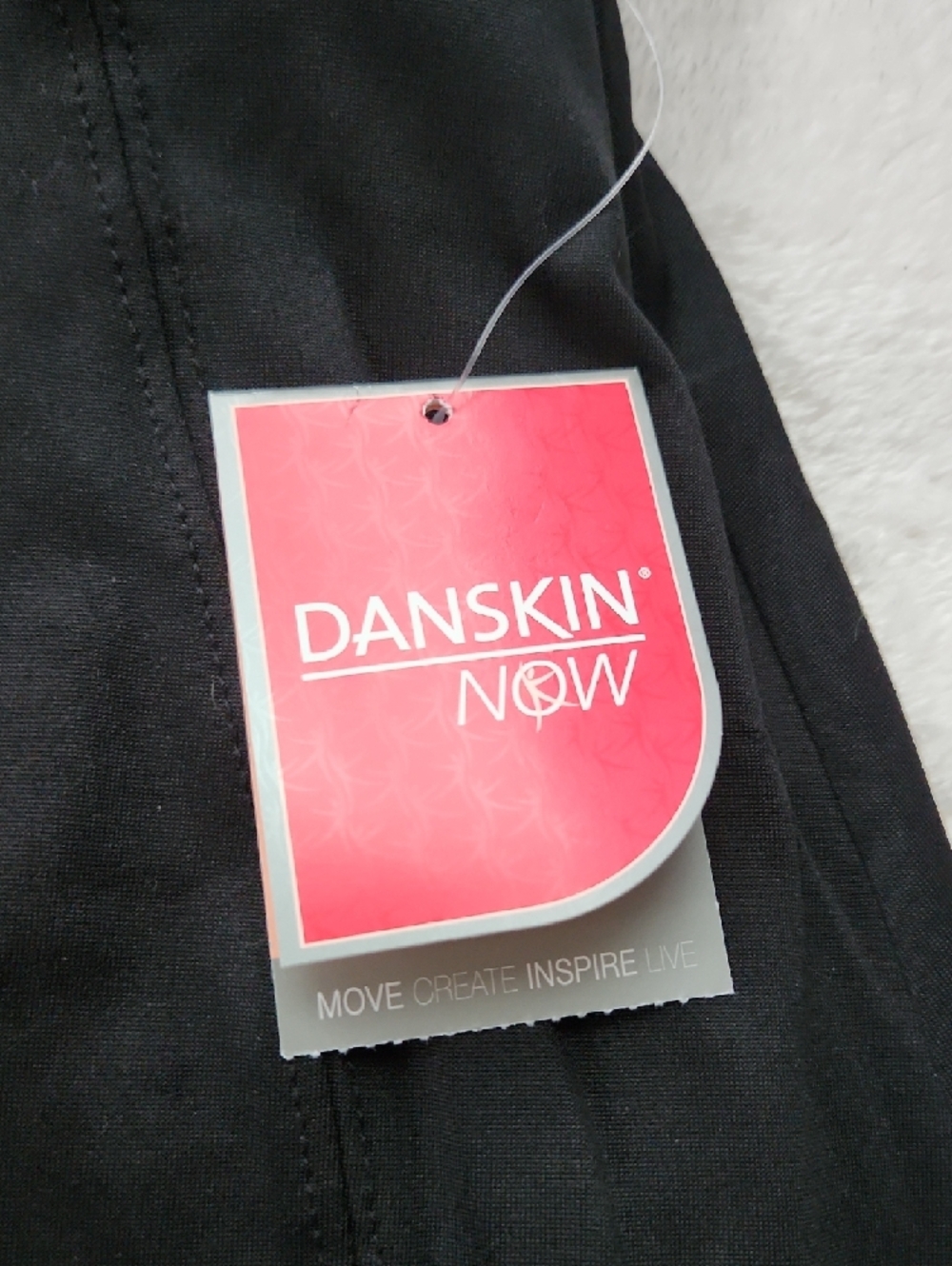Danskin Black Active Tennis/ Golf Skirt, Sz L - Picture 2 of 8